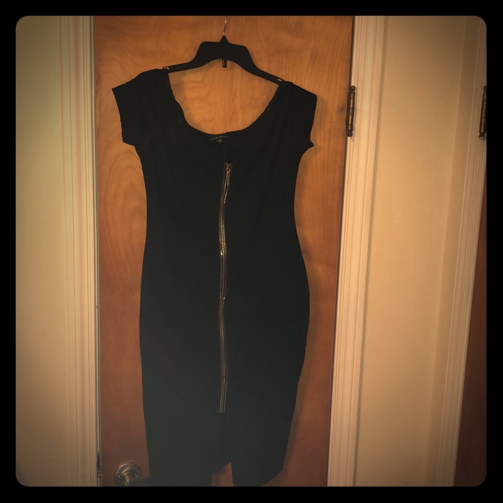 A black dress